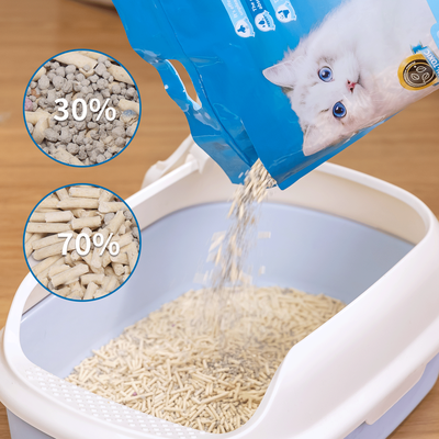 Arena Gatos Reciclable 2kg 5 litros WC